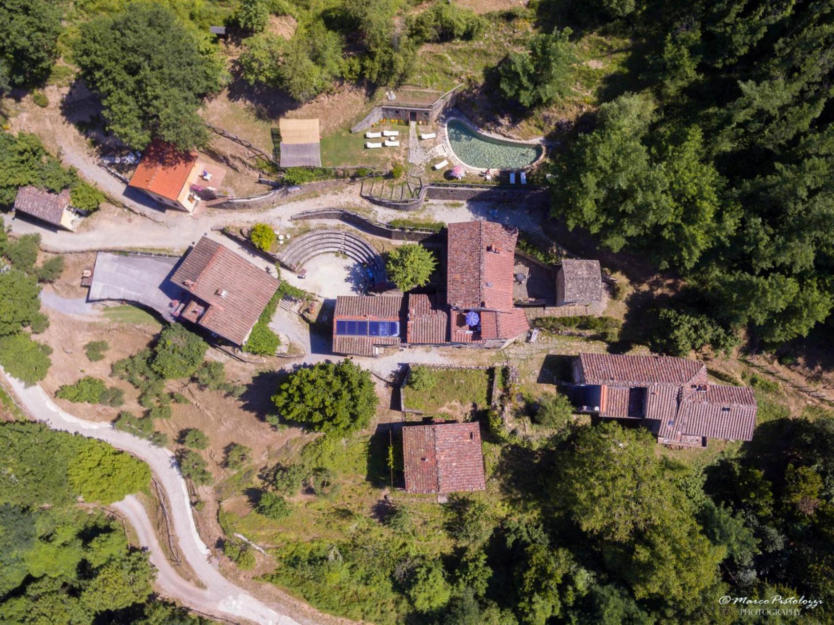 Villa Agriturismo Pian Di Fiume Bagni di Lucca Exterior foto