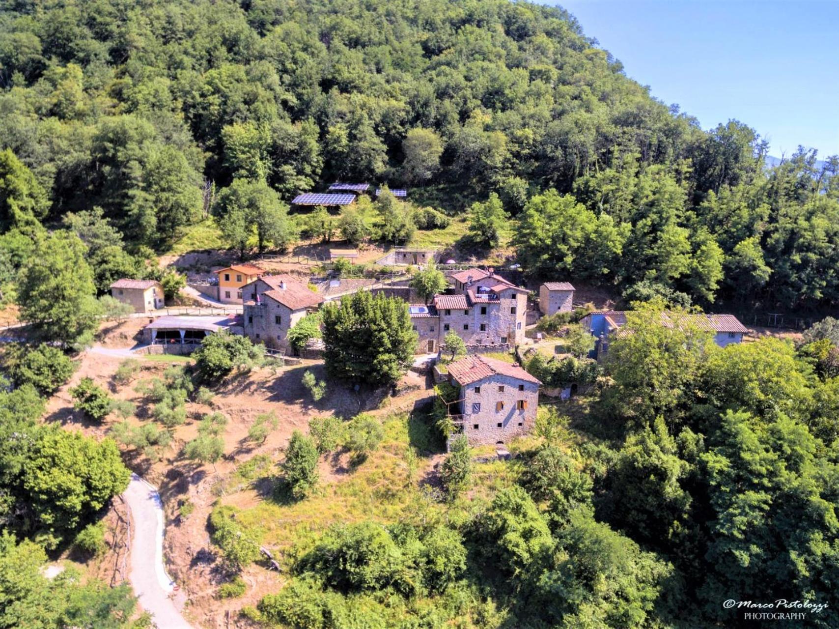 Villa Agriturismo Pian Di Fiume Bagni di Lucca Exterior foto